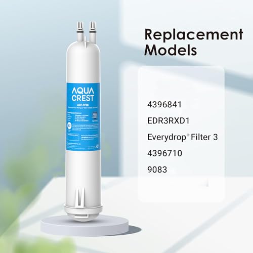 AquaCrest AQUA CREST EDR3RXD1 Replacement for 4396841, Everydrop® Filter 3, 4396710, Kenmore® 46-9083, 46-9030, Refrigerator Water Filter, 3 Filters - Image 4