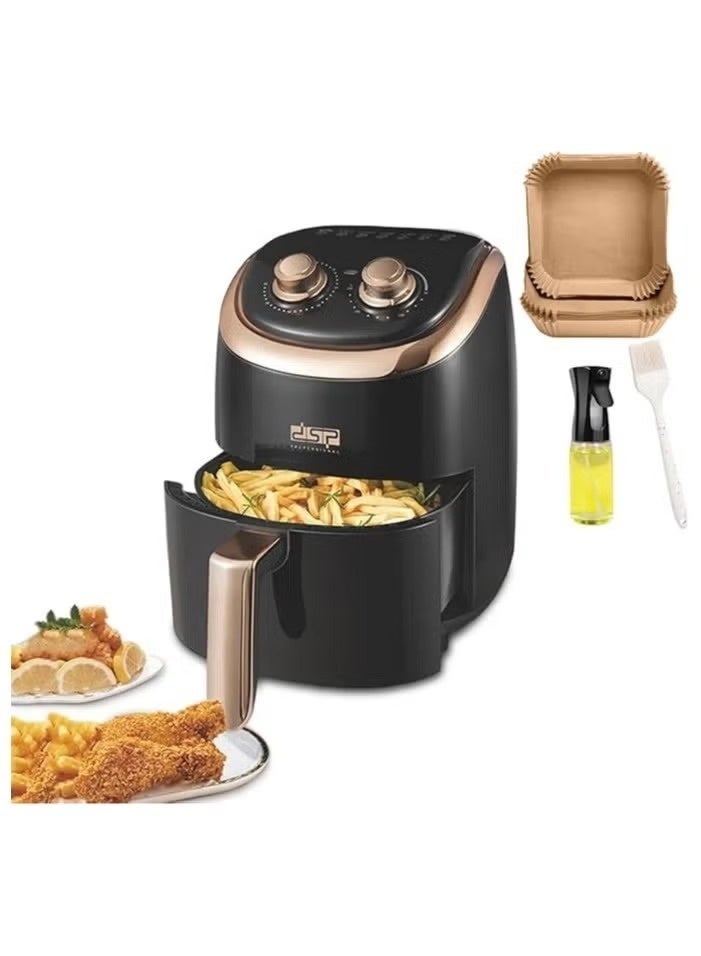دي اس بي قلاية هوائية 1200 واط سعة 4 لتر - KB2078 DSP - Image 3