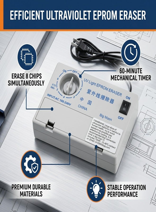 Eujgoov مسح الدوائر المنطقية القابلة للبرمجة باستخدام تقنية Eujgoov EPROM، ومسح المؤقتات الضوئية، ومسح رقائق أشباه الموصلات بالإشعاع. - Image 3