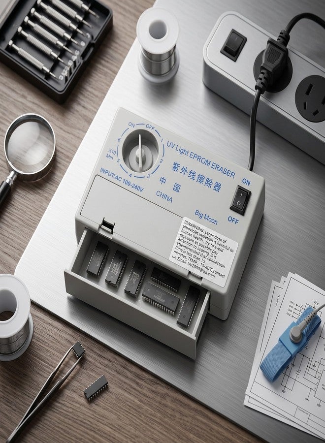 Eujgoov مسح الدوائر المنطقية القابلة للبرمجة باستخدام تقنية Eujgoov EPROM، ومسح المؤقتات الضوئية، ومسح رقائق أشباه الموصلات بالإشعاع. - Image 5