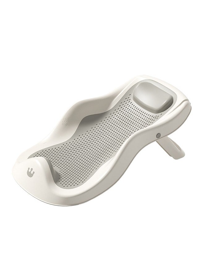 TodyJeyHo Baby Bath Support, Foldable Infant Bathtub for Newborn Babies 0-6 Months, Soft Sink Baby Bath Tub (Grey)  - Image 1