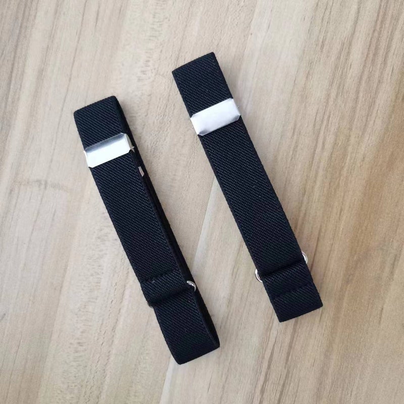 Elastic Armband Sleeve Garters Unisex Khakis 2.5cm  - Image 2