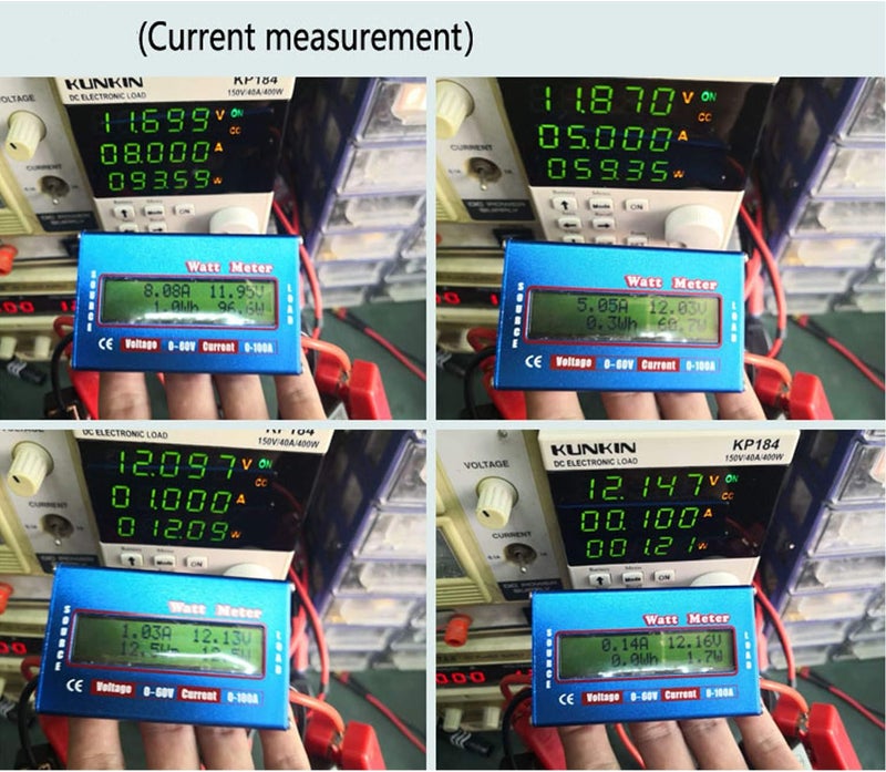 Abletop RC Watt Meter DC 60V/100A Power Analyzer Digital LCD Balance Battery Voltage Checker Watt Volt Amp Meter - Image 4