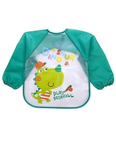 Full Sleeves Washable Waterproof Feeding Bib for Babies and Kids - Random Color