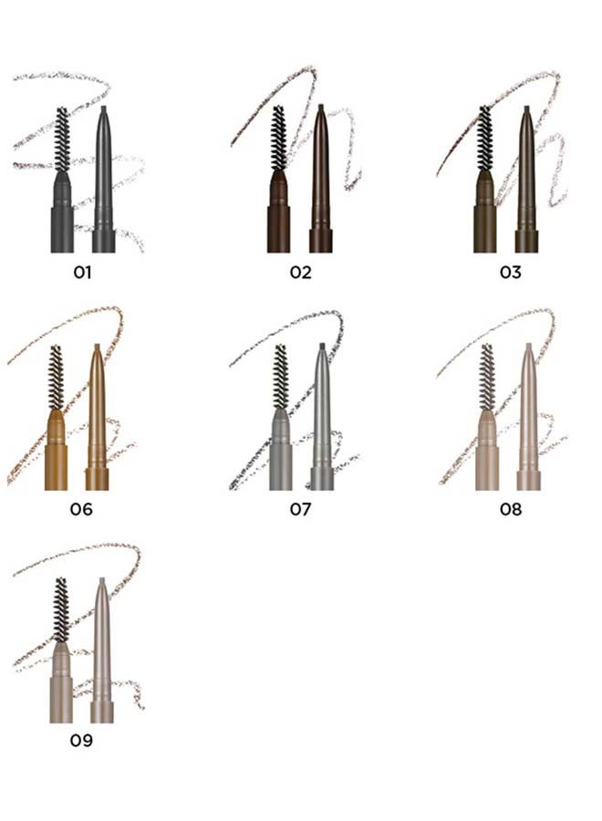 Peripera Speedy Skinny Brow 1 Gray Brown - Image 3