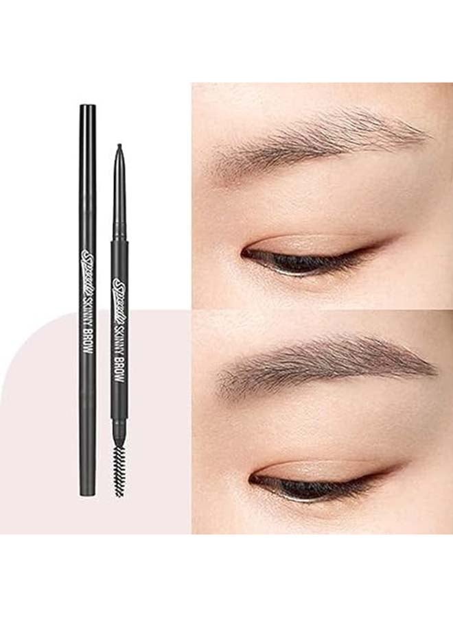 Peripera Speedy Skinny Brow 1 Gray Brown - Image 4