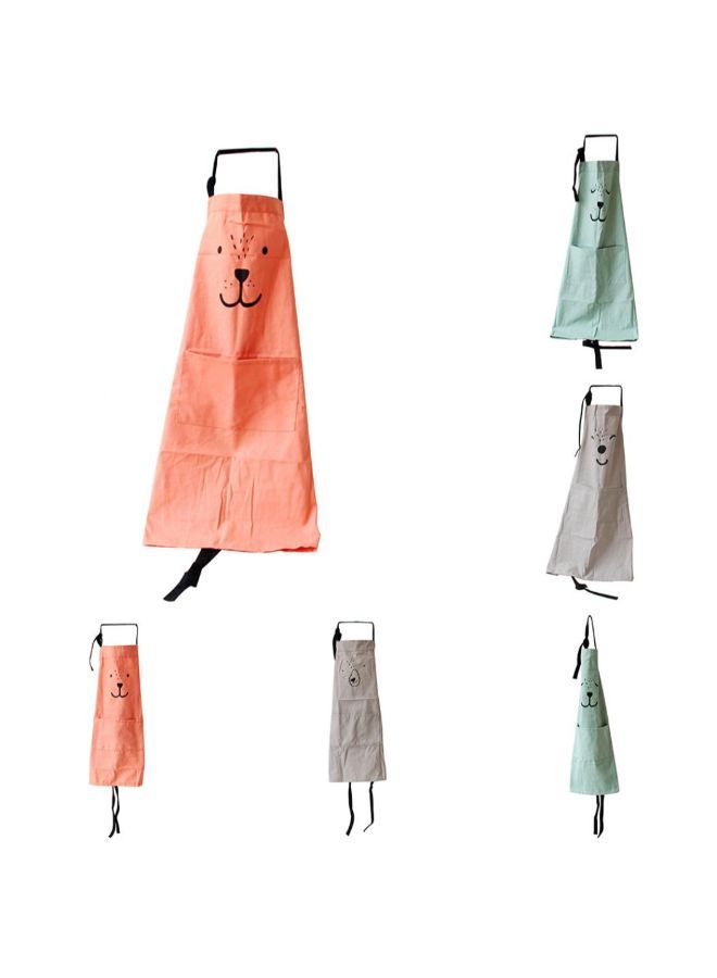 نيبمينينت مريلة مُزينة بطبعة حيوان متعدد الألوان - Image 1