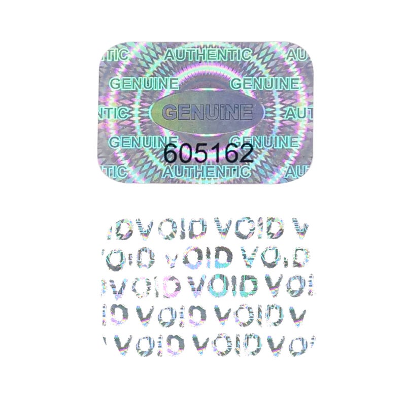 WZRYSEAL 120 pcs Security Hologram Stickers Void Tamper Proof Sticker Warranty Tamper Evident Labels Unique Sequential Serial Numbering WZRYSEAL 095 Inch X 065 Inch 
