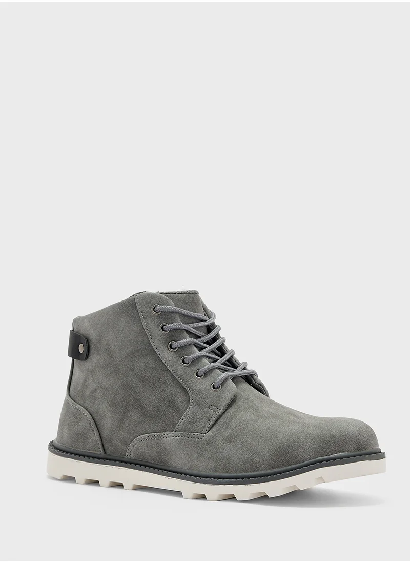 سفنتي فايف Casual Lace Up Boots