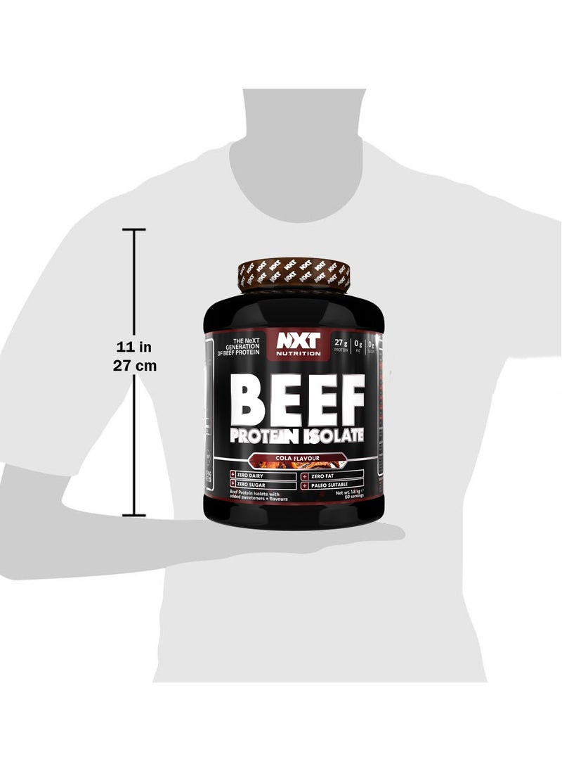 NXT Nutrition - Beef Protein Isolate Cola 1.8kg - Image 1