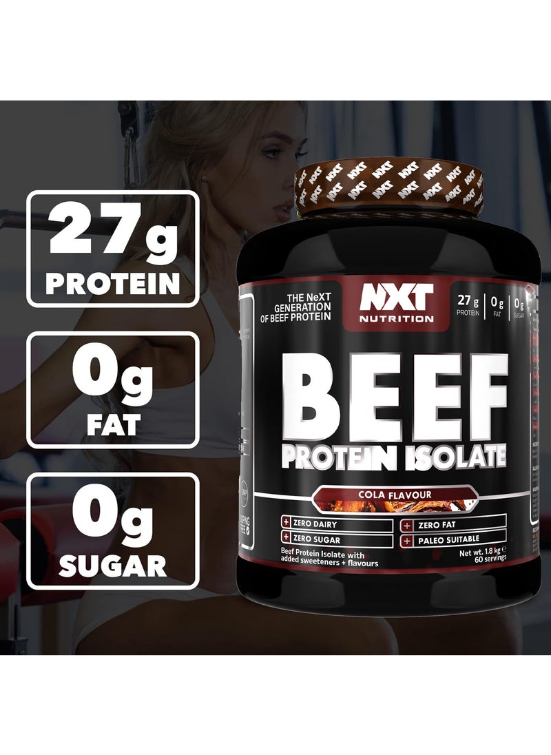 NXT Nutrition - Beef Protein Isolate Cola 1.8kg - Image 1