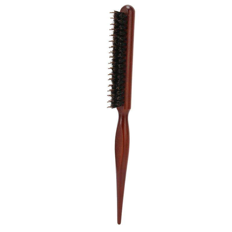 Teasing Brush Ergonomic Handle Nylon Bristles Curling Scalp Massage Tapered Tail Hair Parting Comb for Curling Styling - Image 3