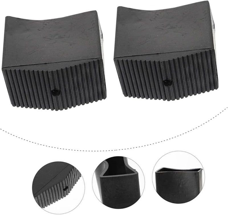 4Pcs Ladder Feet Covers Non Slip Rubber Pads for Enhanced Stability and Leg Protection - Image 5