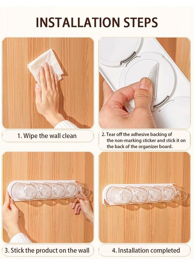 Generic Wall Mounted Underwear Storage Box，Underwear Organizers,Socks Pants Storage Organisers for Closet Wardrobe, Plastic Capsule Container Boxs  - Image 5