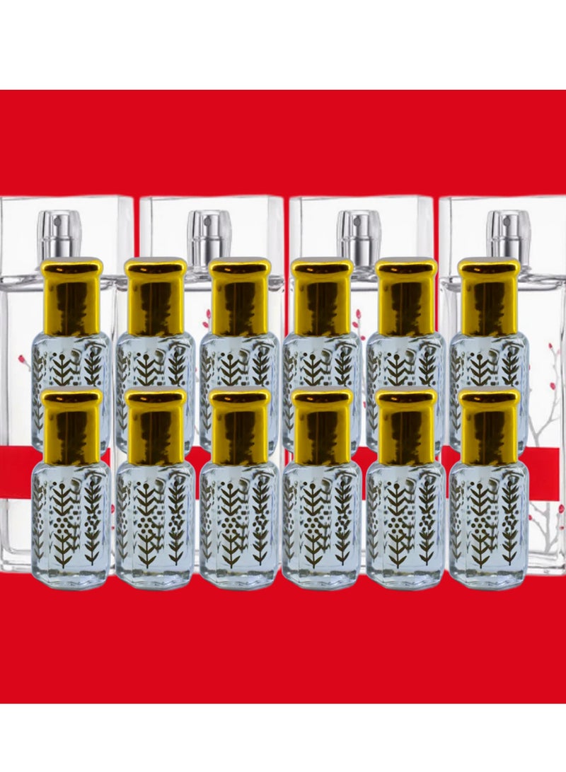 12 Pieces In Red Essential Oil For Women Original Clear 6 Ml