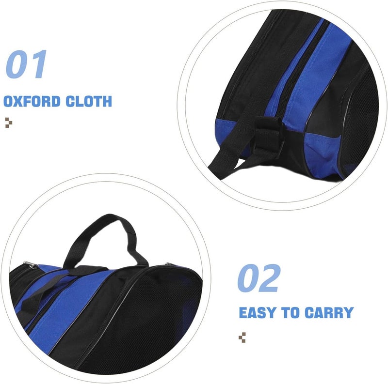 CHILDWEET 2pcs Inline Roller Skate Bags Adjustable Shoulder Strap, Oxford Cloth Sturdy Storage Pouch for Boys, Thickened Carrying Backpack for Skating Shoes - Image 3