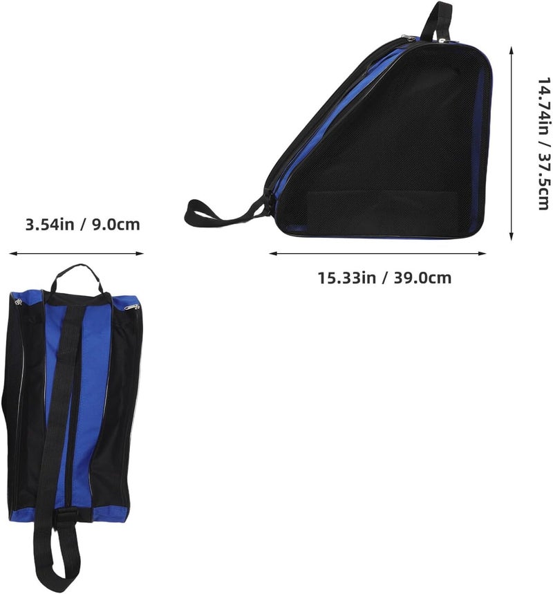 CHILDWEET 2pcs Inline Roller Skate Bags Adjustable Shoulder Strap, Oxford Cloth Sturdy Storage Pouch for Boys, Thickened Carrying Backpack for Skating Shoes - Image 2