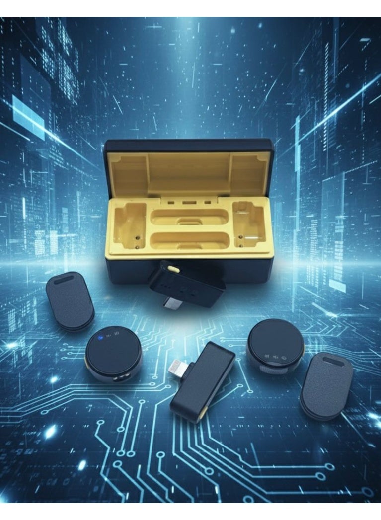 NYORK Prime TH981 Wireless Vlogging Microphone – 2.4G Transmission, Noise Reduction, Real-Time Monitoring, 6H Battery Life - Image 3