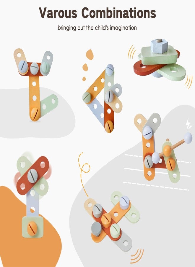 labebe Wooden Baby Walker, Baby Push Walker, Tool Toy for Toddlers, Adjustable Speed Baby Walker with Wheel, Learning Activity Walker for Girls Boys - Image 4