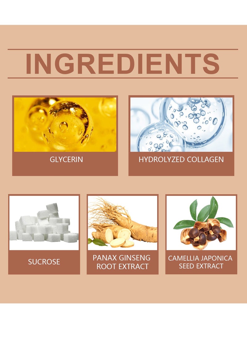 EELHOE T3 Collagen Mask Korean Collagen Face Mask, Baby Glow Collagen Mask Skincare for Anti-Wrinkle, Anti-Aging, Pore Tightening Gift - Image 2