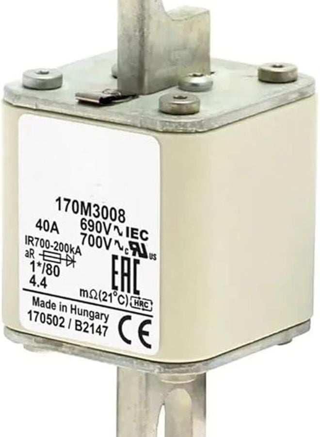 الفيوز الفضي 170M3016 مكون كهربائي - Image 2