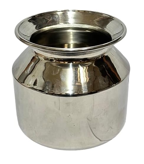 Dynore Stainless Steel Heavy Lota/Kalash/Milk Pot- 2000 ml - Image 4