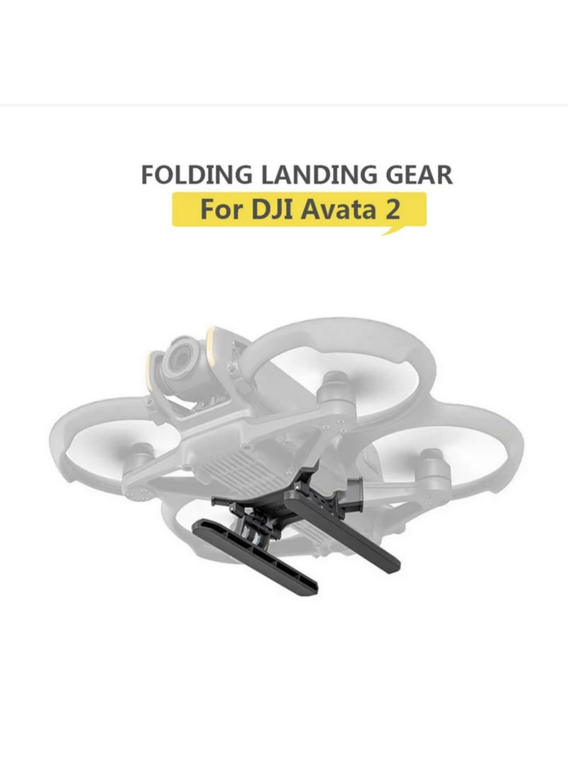 حامل هبوط قابل للطي لـ DJI Avata 2 يزيد الارتفاع، حامٍ للأرجل، مضاد للسقوط، حامل ثلاثي القوائم، ملحقات DJI Avata 2 - Image 3