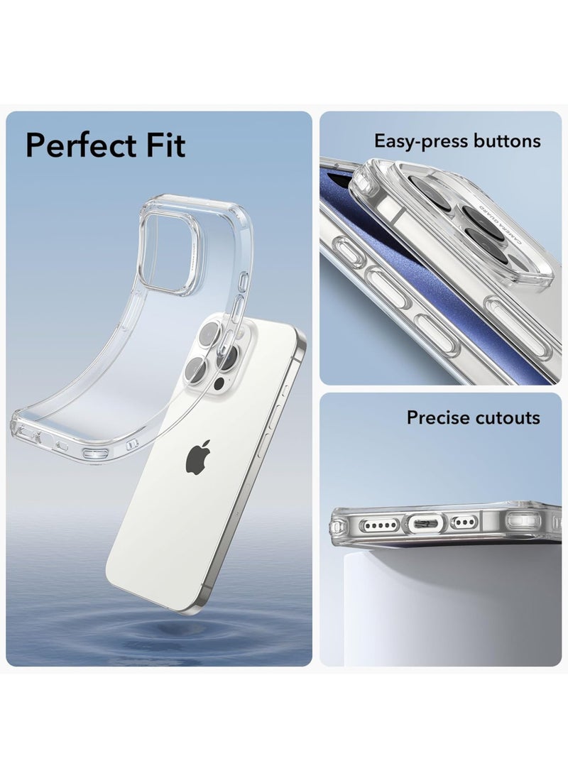 Waldic - Silicone Protective Back Case Cover For Apple iPhone 15 Pro - Clear - Image 1