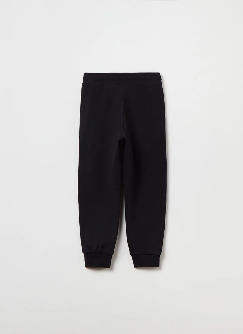 او في اس Fleece joggers with Sonic print