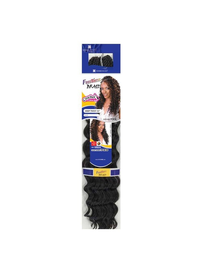 FreeTress Synthetic Hair Braids Deep Twist Bulk 22 (TT30) by Freetress - Image 2