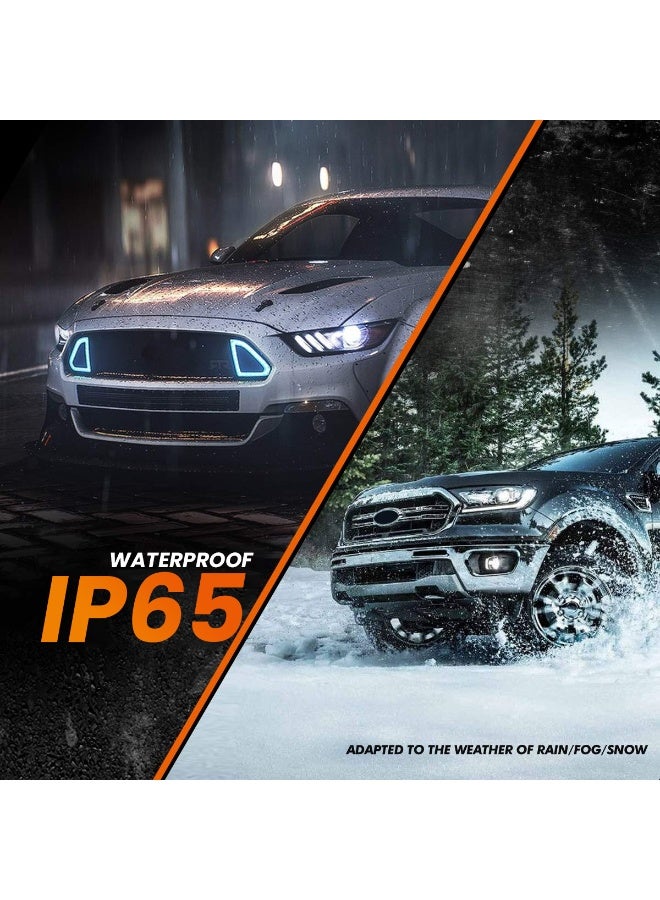 جولدن كامل مصابيح أمامية LED M8 Pro من Golden Camel بقوة 120 وات و30000 لومن ودرجة حرارة اللون 6500 كلفن فائقة السطوع H13 ترقية مصابيح أمامية للسيارات مقاومة للماء IP65 تبريد سريع 12 فولت - 24 فولت طقم تحويل للتوصيل والتشغيل للسيارات والشاحنات والسيارات الرياضية متعددة الاستخدامات وشعاع عالي ومنخفض بديل ضوء أبيض عمر افتراضي طويل 30000 - Image 5