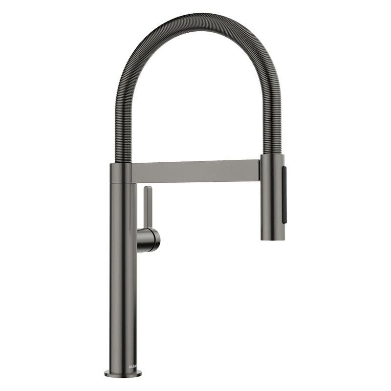 Blanco 527482 Culina II Mini SemiPro Kitchen Faucet 15 GPM Satin Dark Steel - Image 2