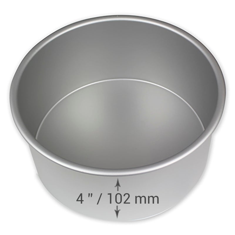 Pme Professional Aluminum Baking Pan Round 8 X 4  8-Inch  Silver - Image 3