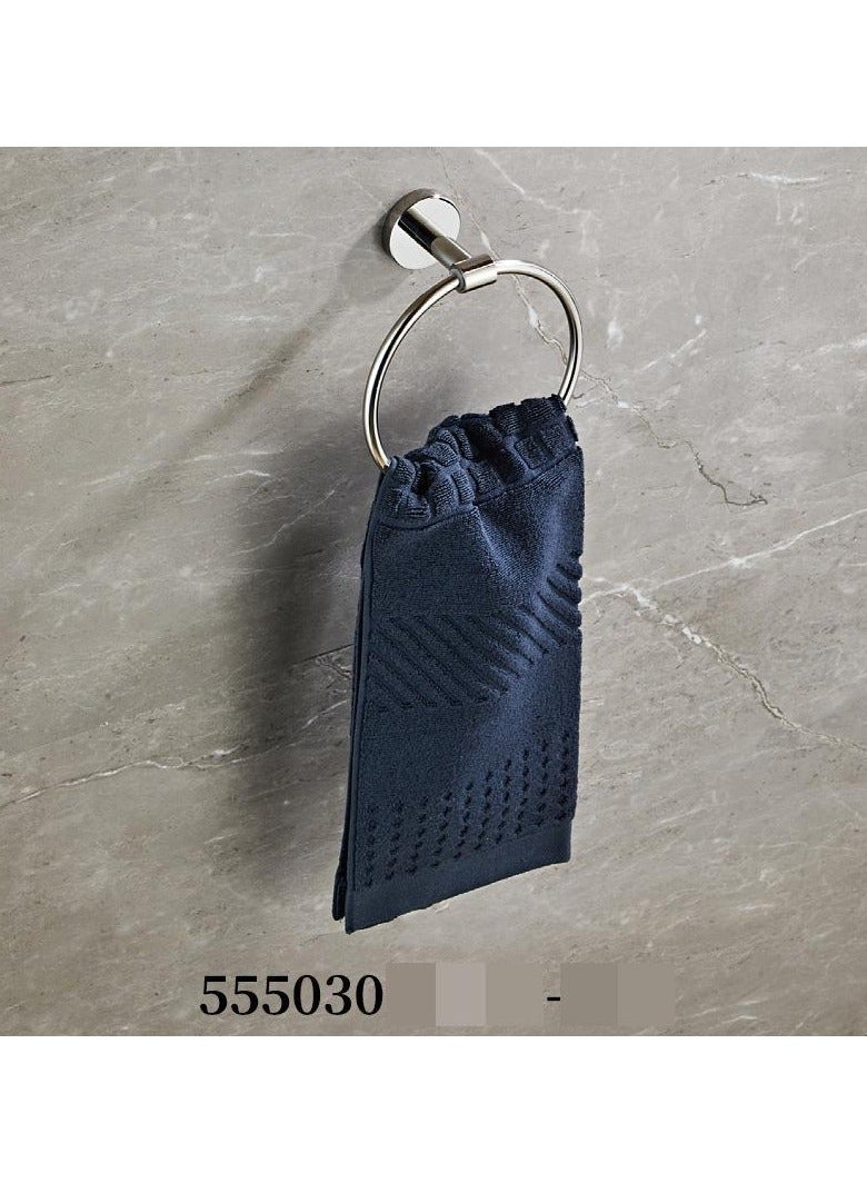 Loquat Cross-border Round Stainless Steel Towel Ring(Towel Ring - Bright Light)