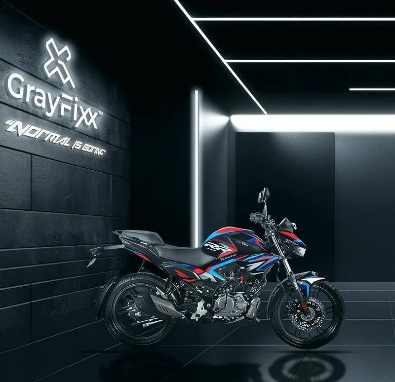 Grayfixx RR Edition Full Body Wrap for Xtreme 125R | Made in Premium Gloss Vinyl with FPF (Fade Protection Film), Water Proof, Precut Sticker, Pack of 1 for Both Side with 2 Years Warranty - Image 2