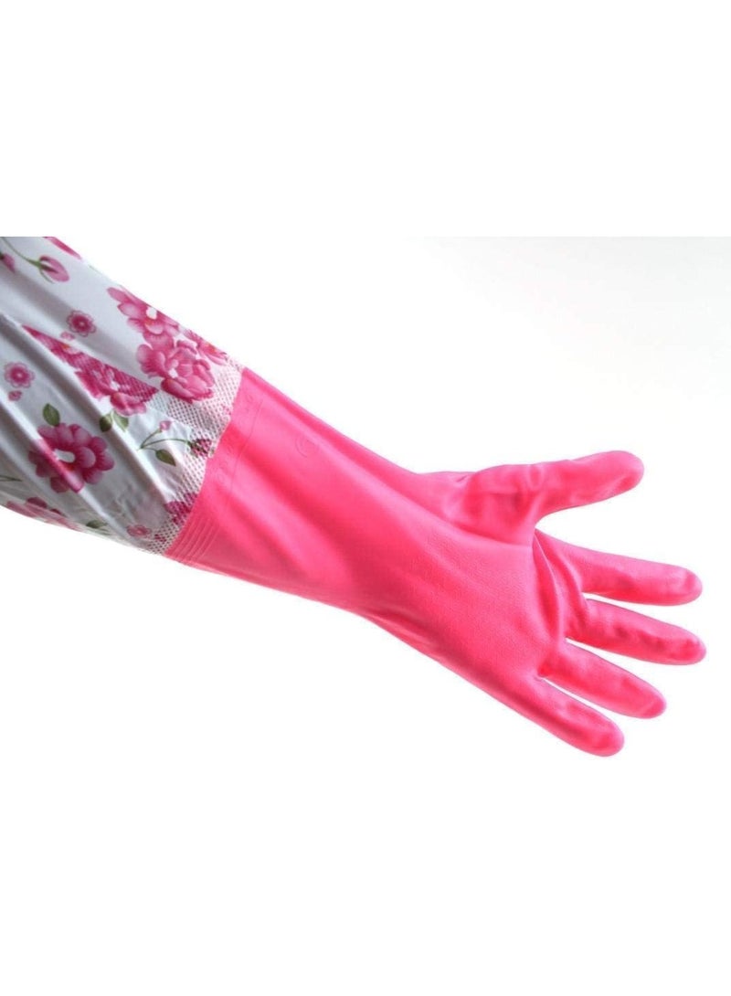 Thickened Cleaning Gloves Set Of Washing Gloves Waterproof Latex Gloves For Kitchen Dish Washing Laundry Cleaning Multicolour - Image 3