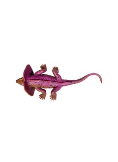 Galaxy Toys Galaxy Purple Reptile with Frill - Realistic Frilled Lizard Figurine | Detailed Purple Reptile with Expandable Neck Frill | Perfect for Kids And Collectors  - Image 2