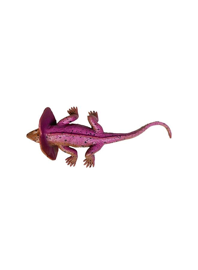 Galaxy Toys Galaxy Purple Reptile with Frill - Realistic Frilled Lizard Figurine | Detailed Purple Reptile with Expandable Neck Frill | Perfect for Kids And Collectors  - Image 2