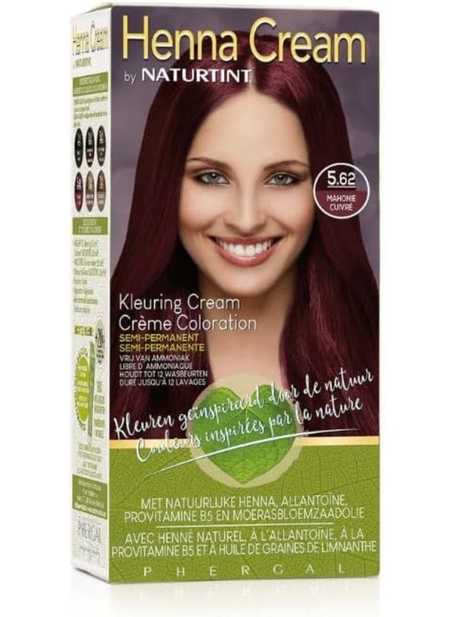 كريم الحناء | كريم لون شعر شبه دائم | 5.62 كستنائي