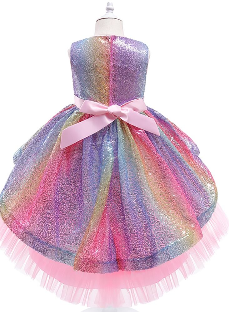 Loquat Sequined trailing girl princess dress  - Image 2