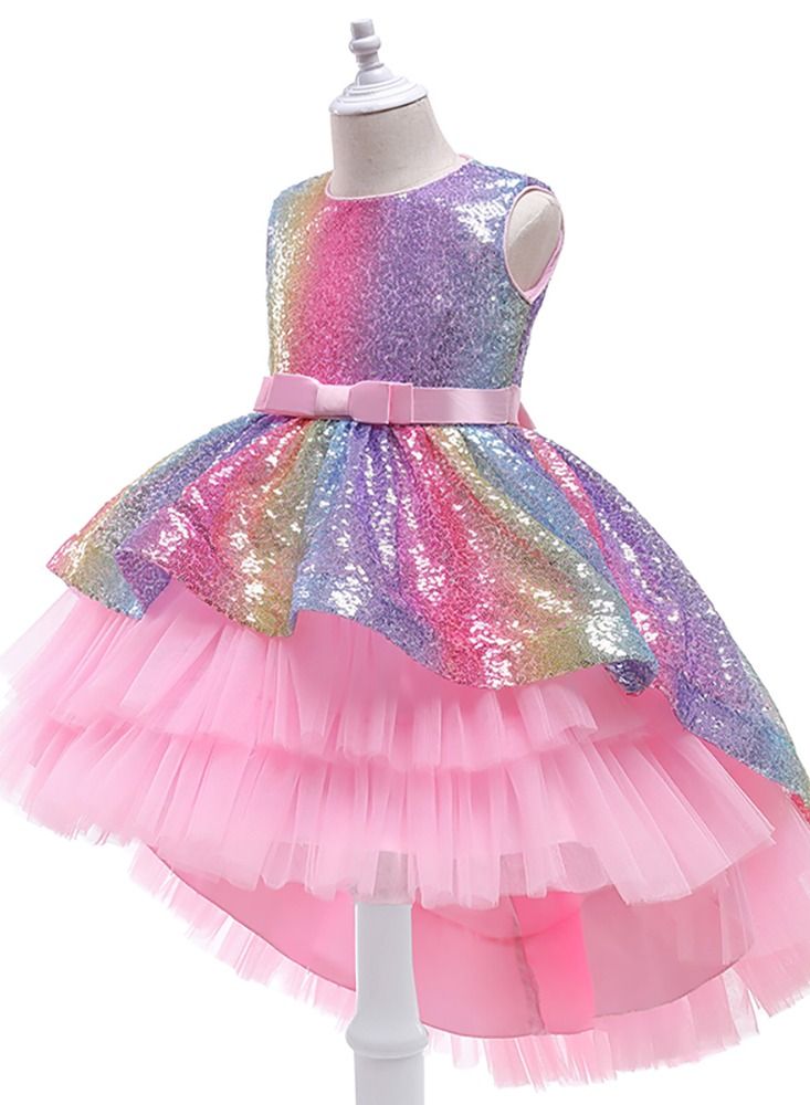 Loquat Sequined trailing girl princess dress  - Image 3