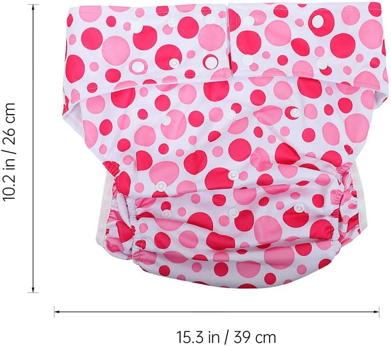cheekyglo 2pcs Leakproof Adult Incontinence Diapers Washable Diapers Adults Elderly Supplies - Image 4