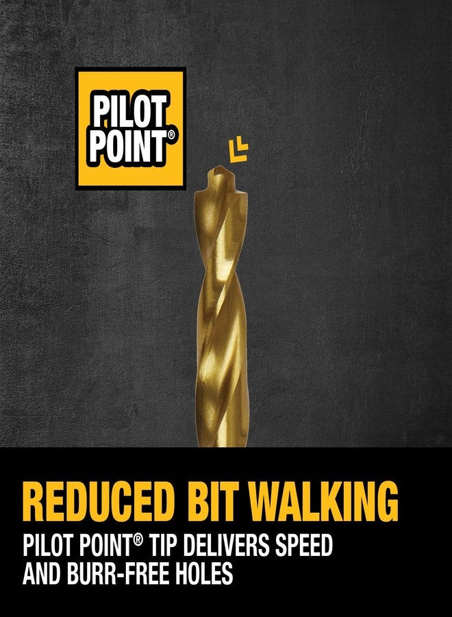 DEWALT Drill Bit Set, Titanium Nitride Coated, 14-Piece (DW1354) - Image 3