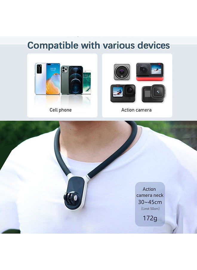 Generic - Magnetic POV Neck Holder Mount Necklace Mount Chest Holder Compatible with GoPro 12/11/10/9/8/7 Insta360 DJI Osmo Action Cameras - Image 1