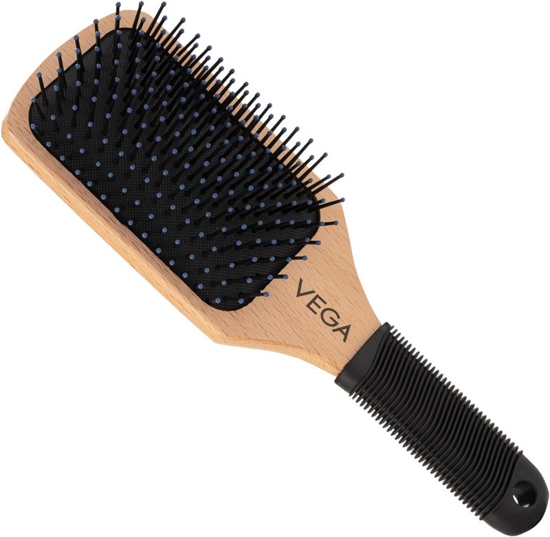 Vega Premium Collection Wooden Paddle Hair Brush - Image 1