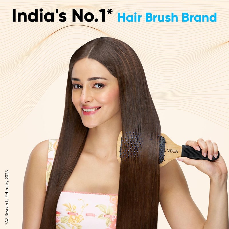 Vega Premium Collection Wooden Paddle Hair Brush - Image 2