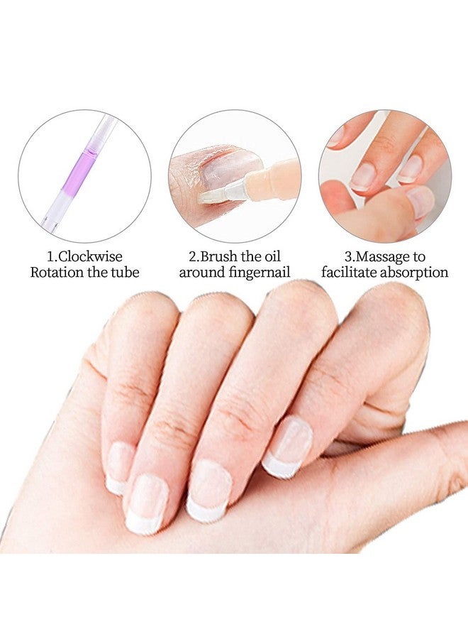 Visen 10Pcs Cuticle Oil Pens Gel,Nail Oil Pen Nail Nourishment Polish For Nails Moist And Treatment,10Kinds Of Fruity Smell Cuticle Revitalizer Oil Pen With Soft Brush,Nail Oil Manicure Repair The Cuticle, - Image 4