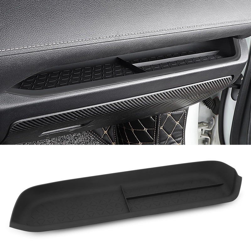 PIFOOG Passenger Storage Organizer Mat Fit for Toyota RAV4 2025 2024 2023 2022 2021 2020 2019 Glove Box Organizer Tray Car Interior Center Console Accessories Silicone Black 1 PC - Image 1