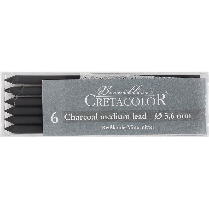 Cretacolor قلم الفحم كريتاكولور، علبة متوسطة من 6 أقلام فحم - Image 4