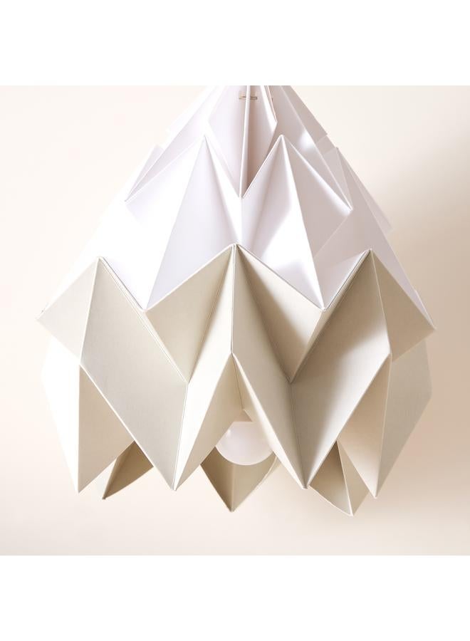 هوم بوكس مصباح تاشا الورقي المعلق مع مظلة معدنية وغطاء ورقي - 150 سم - Image 3